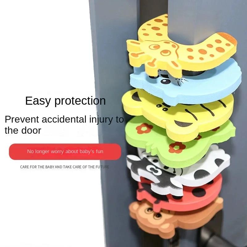 7 Pcs Home Protection Door Stop , Child Proofing Finger Safety Guard - Home Baby Door Stoppers - Noise Prevention Anti-Pinch