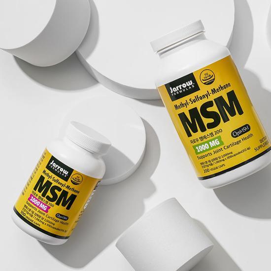 Джарроу МСМ 1000мг 100 капсул (50-дневный запас), Корейская здоровая пища