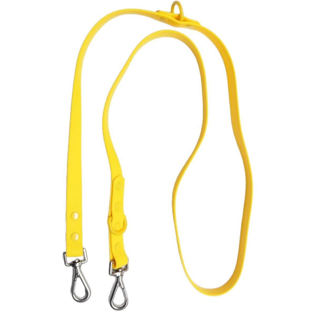 Широкий светоотражающий поводок для собак с защитой от укусов и побегов, с ПВХ поводком и ошейником