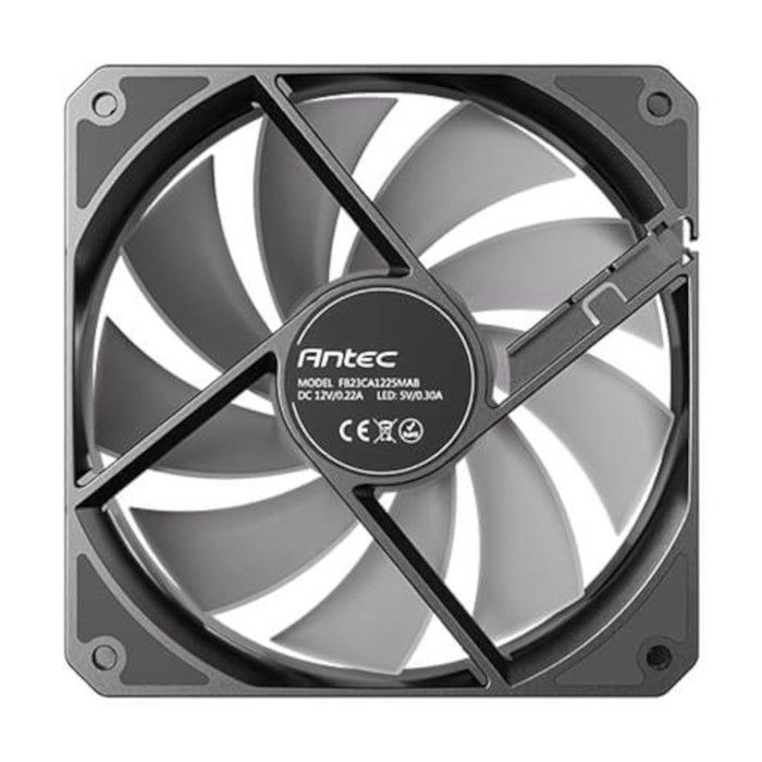 Antec P12 ARGB Ventola PC 120mm RGB Indirizzabile Controllo PWM Nero
