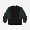 Reebok Свитшот в стиле колор-блок Heritage   Черный Зеленый Rets5fm42bk