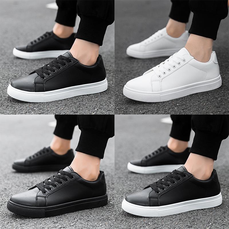 Men's Autumn New White Shoes Fashion Versatile Antislip Soft Leather Shoe Trendy Casual Loafers New Comfort Male Sports Shoes