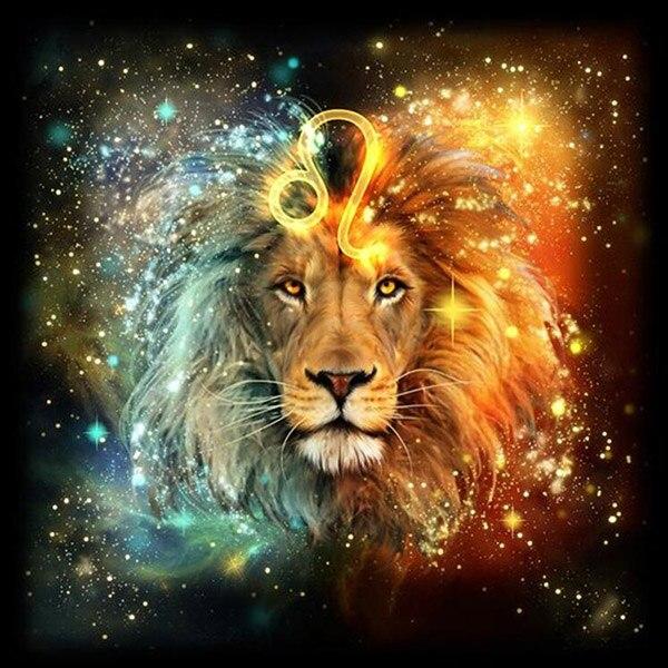 17 Style Full Round Drill Diamond Mosaic Lion Animals Diamond Painting Cross Stitch Wild Animal 5D DIY Diamond Embroidery Decor