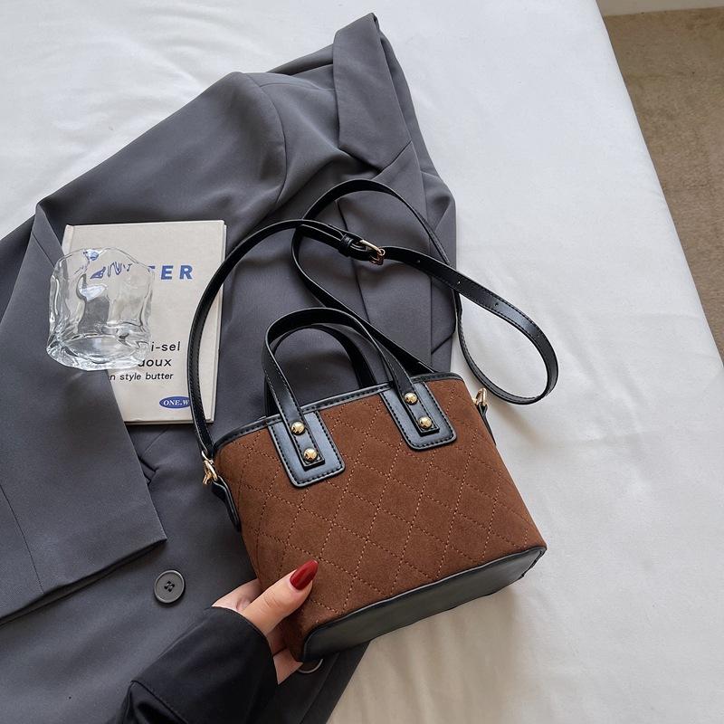 Ретро сумочка женская новая высококлассная с бриллиантами модная на плечо сумка-мессенджер для поездок на работу сумка-ведро