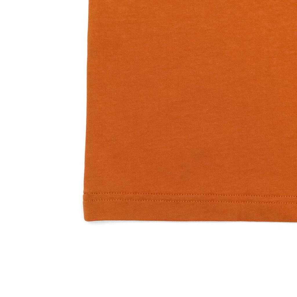 NEW ERA Short Sleeve Box Logo Patch Rust Orange S T-Shirt