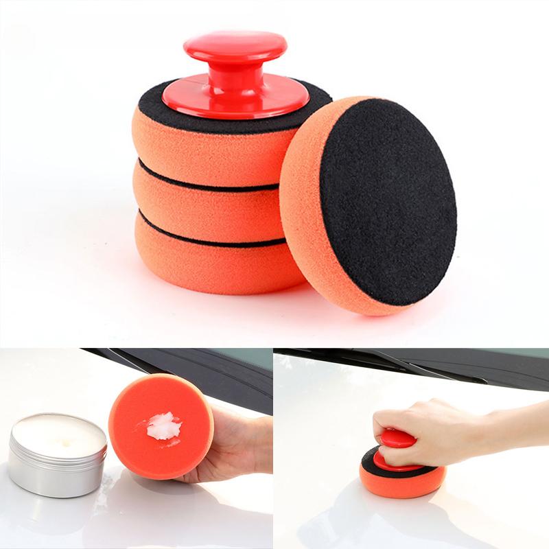 Комплект из 6 дисков для полировки автомобиля, полировальный диск с ручкой, губки для полировки автомобиля, многофункциональный инструмент для ухода за лакокрасочным покрытием