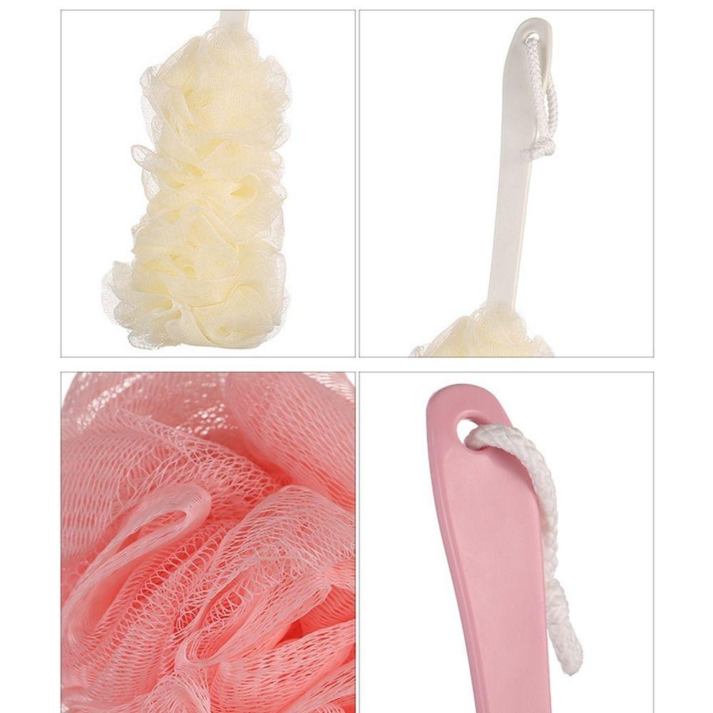 Hanging Long Handle Bath Brush Wipe Gauze Shower Brush New Body Wash Brush Shower
