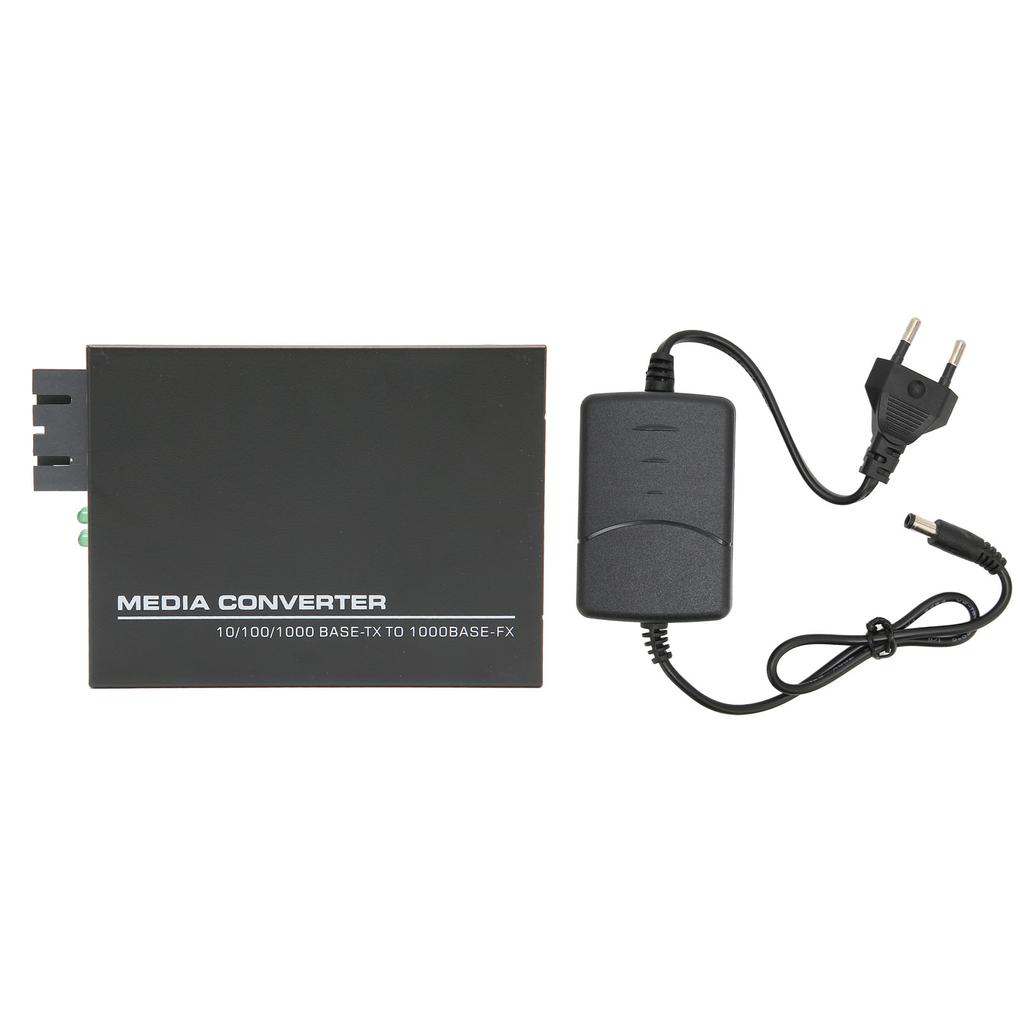 Gigabit Fast Ethernet медиаконвертер одномодовый двойной SC 10 100 1000Base Tx RJ 45 оптоволоконный медиаконвертер
