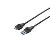 Buffalo BUFFALO Universal Connector USB3.0 A To microB Slim Cable Black 1m BSUAMBSU310BK