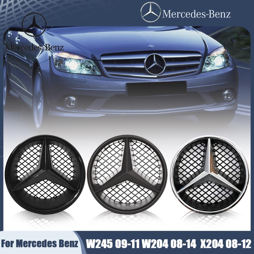 Новые Горячие 2026 Хром Черные Эмблемы в OE Стиле Для Mercedes Benz B C GLK W245 W204 X204 Высококачественный ABS Передняя Решетка Подсвечиваемая Sta