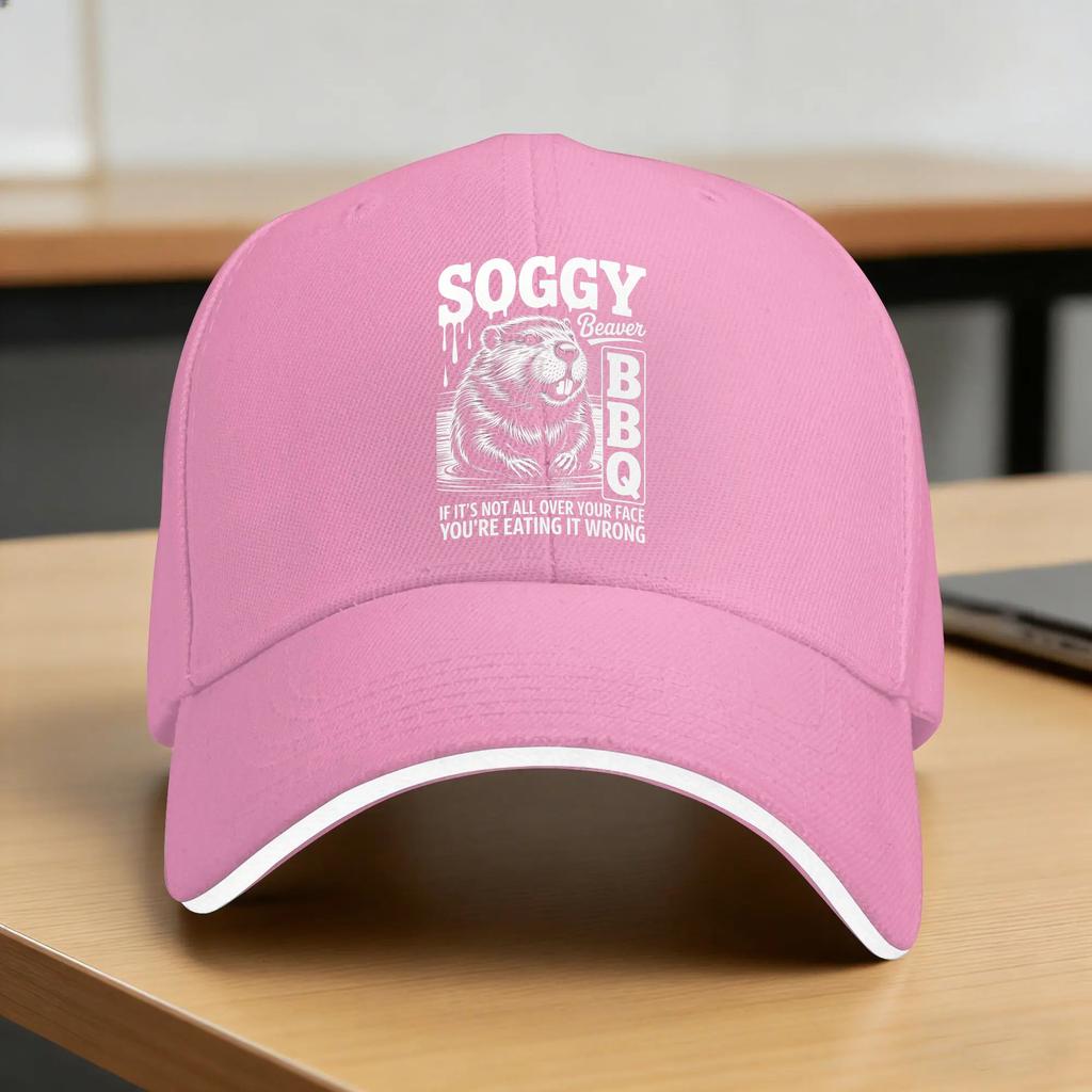 Summer Casual Baseball Cap Soggy Beaver BBQ Funny Steak Party Outdoor Sports Hip Hop Hats For Women Unisex Sun Trendy Snapback Cap