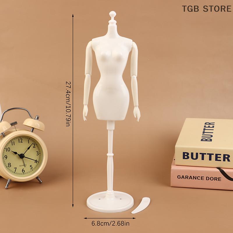 1 шт. Манекен для кук Вешалка для пальто Подставка для юбок Свадебная стойка-манекен для кукольного домика Гуманоидная модель Игрушка Форма для демонстрации платьев