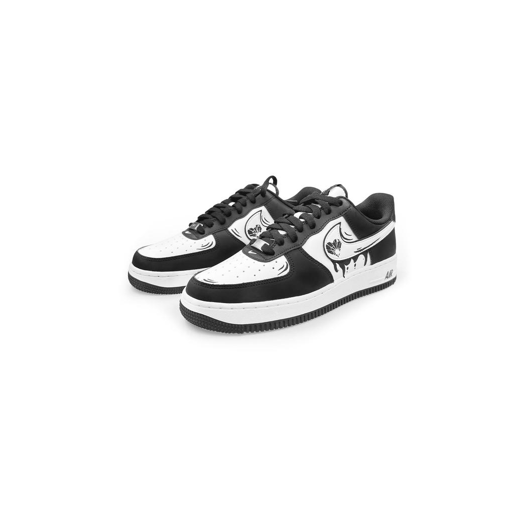 Nike Air Force 1 Air Force 1 Leather Thermal Coverage Low top Skateboard Shoes Men's Black White DV0788-001(Team240-)