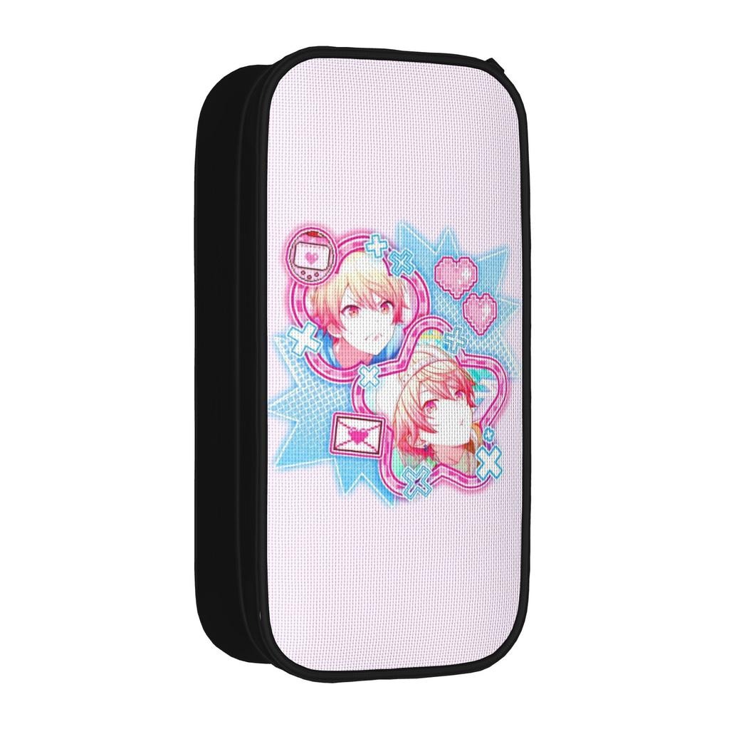 Rui Tenma Tsukasa Pencil Case Singer Anime Pencil Box Pen for Student Big Capacity Bags School Supplies Zipper Stationery