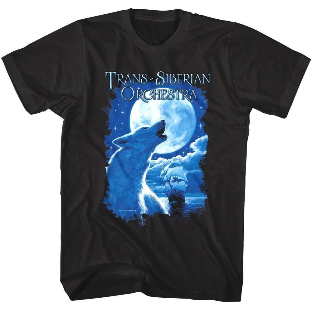 Trans-Siberian Orchestra Howling Wolf Men's T Shirt