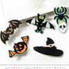 Skull Bat Hairpin Bat Skull Duckbill Clip Funny Halloween Ghost Hair Clip  Party