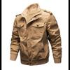 Spring and Autumn Men's Jackets Pure Cotton Military Thin Jackets Large Size