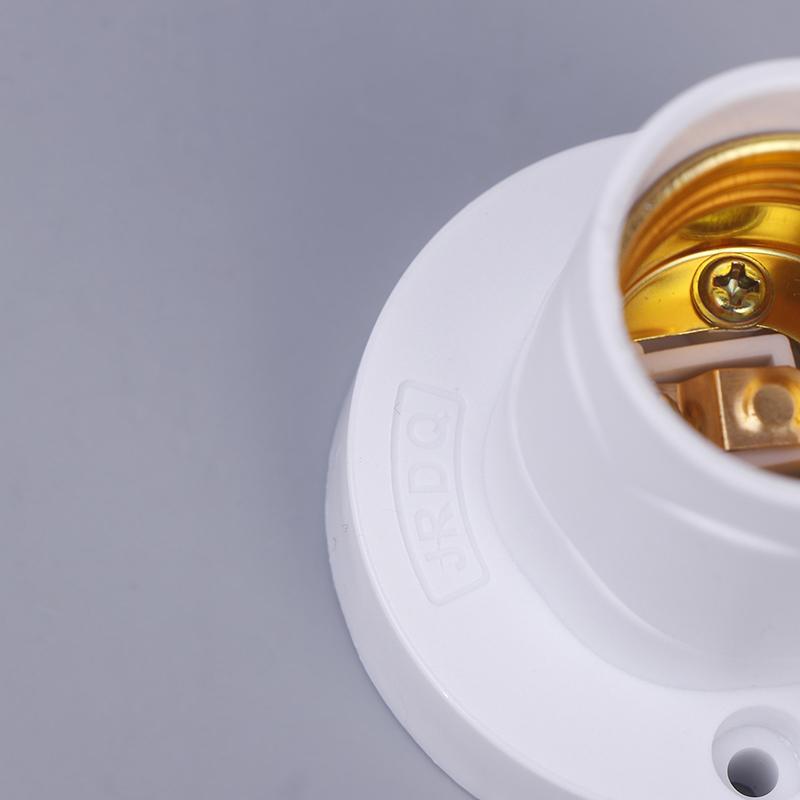 1 шт. вращающийся прямой наклонный патрон E27 10A плоский винт светодиодная лампа головка цоколь 230 В белый