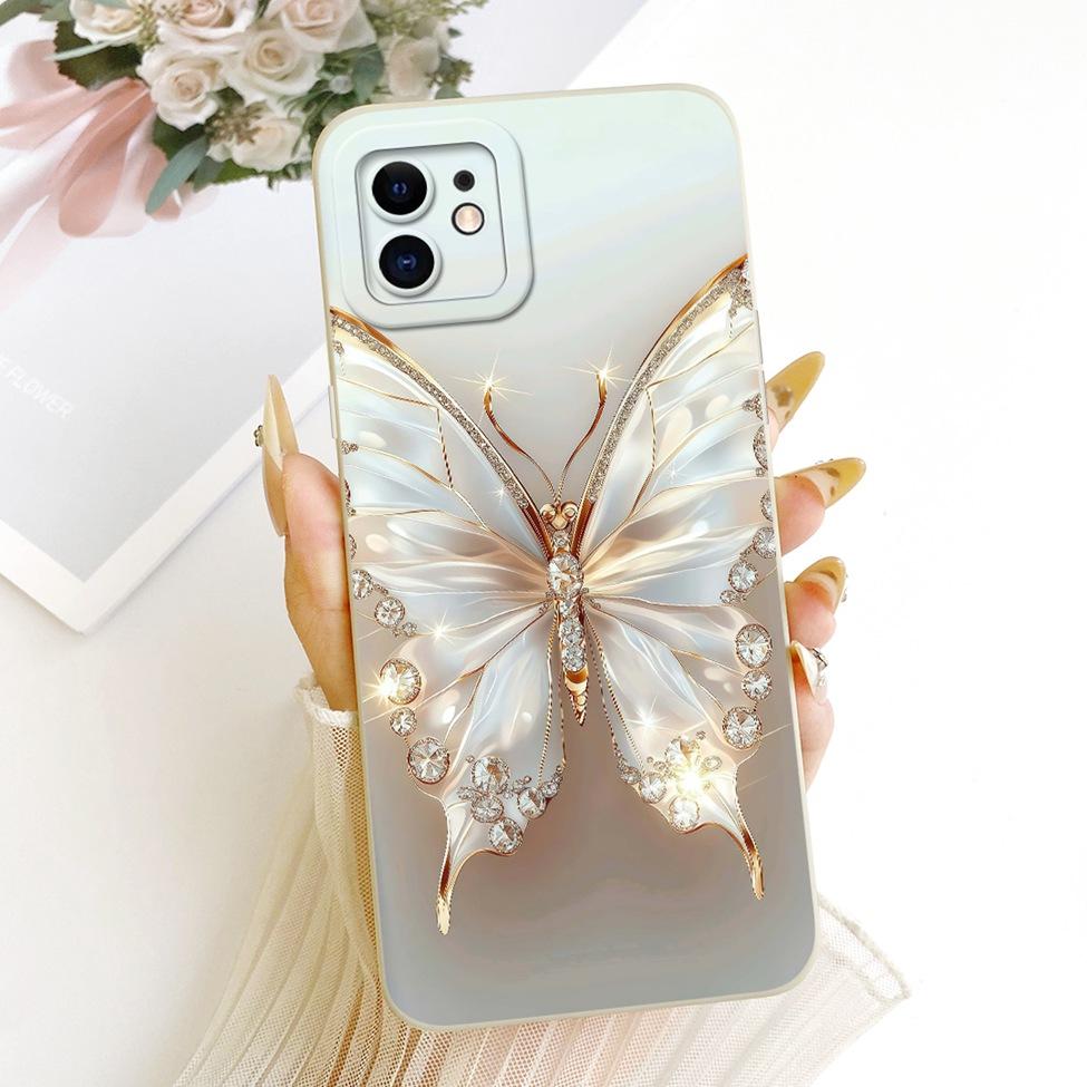 5,4'' Чехол Для iPhone 12 mini Чехол-крышка Силиконовый Роскошный Модный Крутой Кавайный Милый Расписной Funda A2399 A2176 A2398 A2400