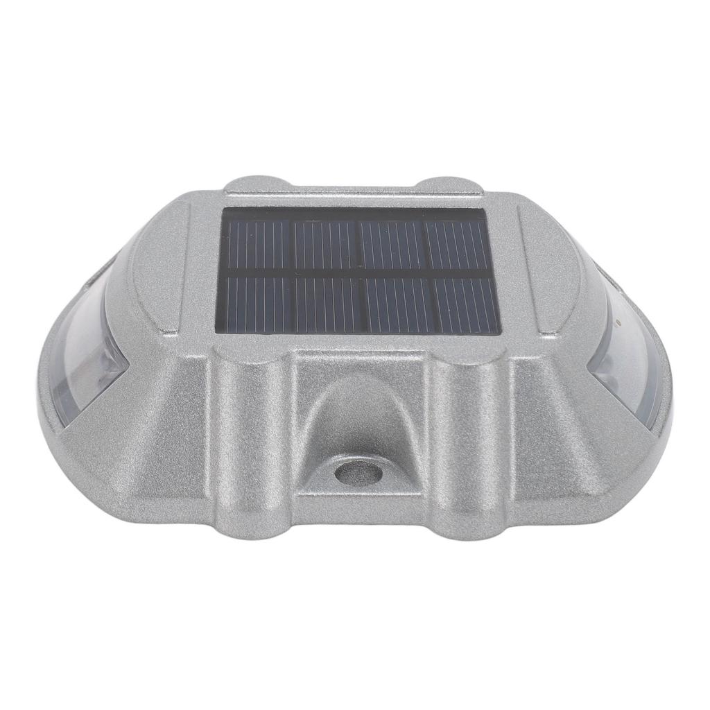 Solar Road Stud Light Aluminum Alloy Solar Powered Outdoor Waterproof Road Markers 6V 1.8W for Step Sidewalk Stair