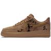 Air Force 1 Low Устойчивые к скольжению Легкие Нескользящие Низкие Кеды для скейтборда Унисекс Пшеничный CJ9179-200(Команда10-)