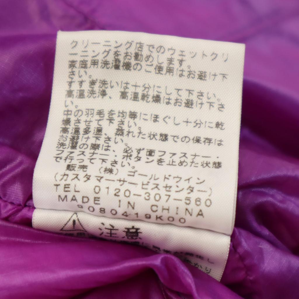 The North Face Down Jacket S Purple Outdoor NDW18903 Women Used