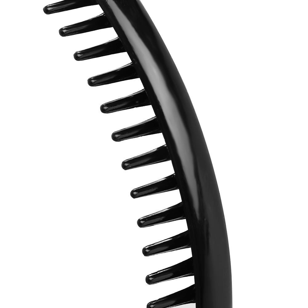 1/2 Pcs New Black plastic Sports Hairband Soccer Headband Toothed Men Hair Clip
