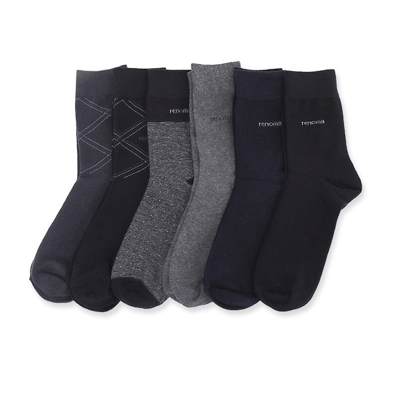 RENOMA Men's Formal Mixed Socks (6 Packs)