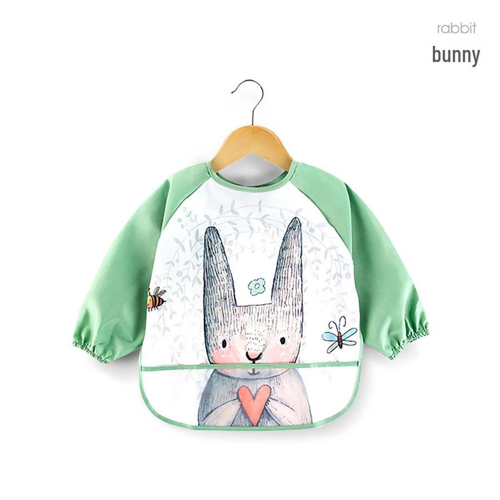 Children's Waterproof Long-Sleeve Smock for Autumn/Winter - Stain-Resistant Bib for Kindergarten Painting