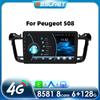 2din Android Автомагнитола для Peugeot 508 508SW 2011 - 2018 Автомобильный Радио Мультимедиа Видео Плеер GPS Навигатор Головное Устройство Carplay 4G RDS интеллектуальный DVR