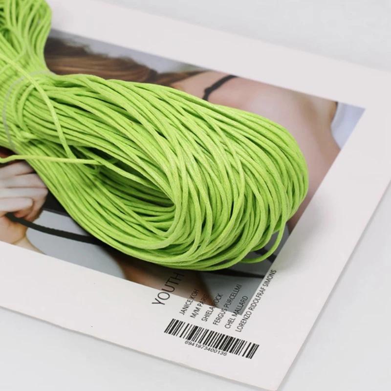 Текстура колотого льда Разноцветные ПУ ремешки Круглый шнур из искусственной кожи Плетеная веревка для рукоделия Изготовление ожерелий и браслетов 45 м 2 мм