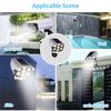 77 LEDs Outdoor Solar Lights Motion Sensor Security Dummy Camera Wireless P65 Waterproof Solar Lamp 3 Modes for Home Garden