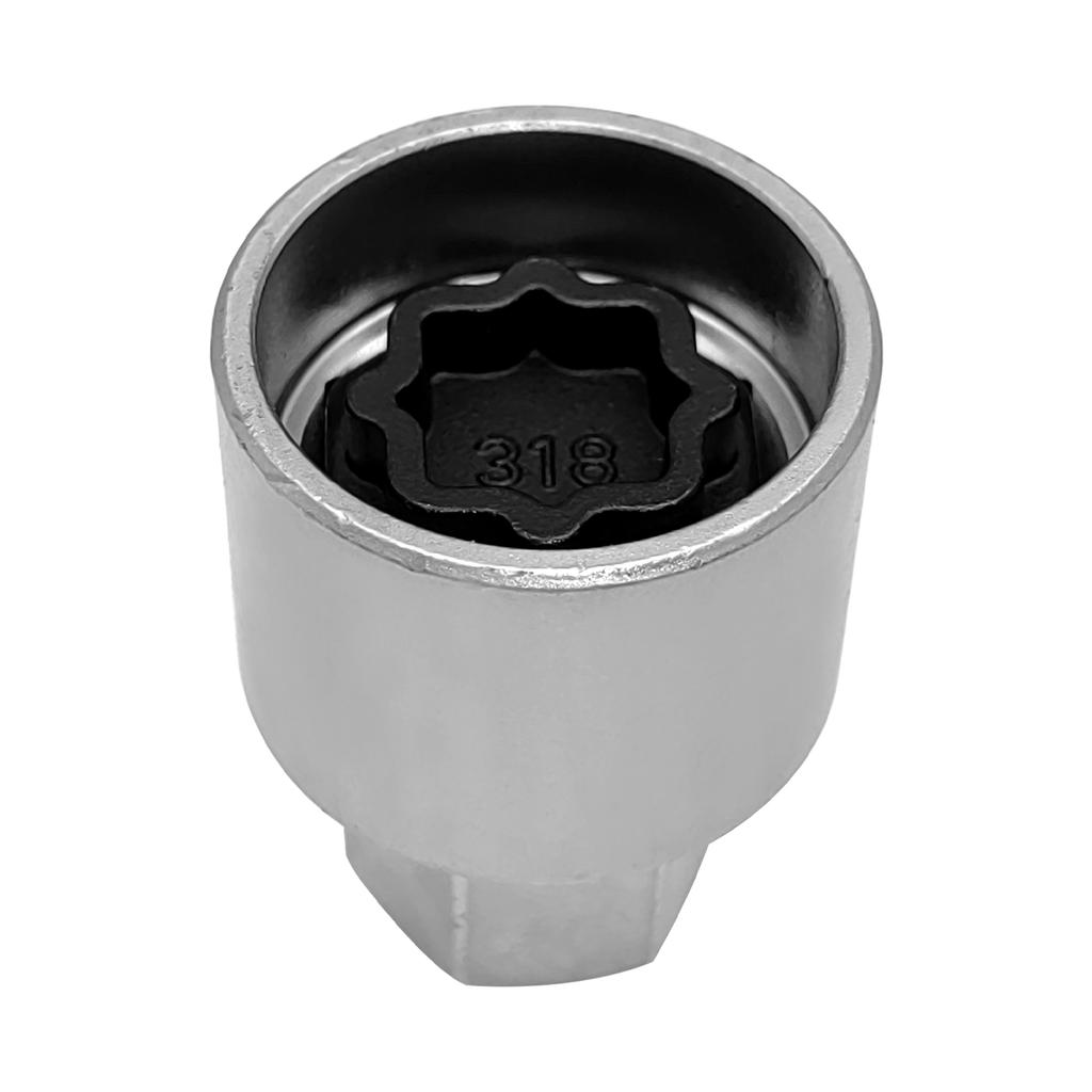 Replacement for Mercedes Benz Security Master Locking Wheel Nut Key 318 Anti-theft Screw Socket