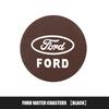2Pcs Car Cup y280 Mat  Auto Cup Slot Non-Slip Coaster For Ford ST Line Focus Mustang Fiesta Puma Ranger Kuga MK7 MAX F150 Mondeo MK2
