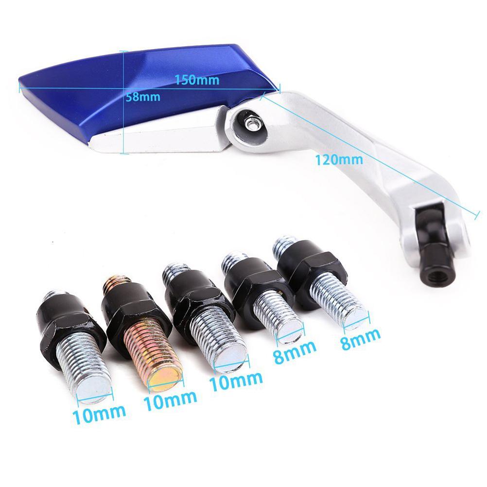 Боковые зеркала для скутера Аксессуары для мотоцикла Зеркало заднего вида для мотоциклов