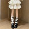 Сохраняйте тепло, надевайте на ноги гетры с бантом, длинные носки Y2K для женщин
