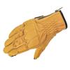 Motorcycle Gloves Protective Leather Large GK-2553 Gloves, Camel,