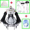 Anime Ram Rem Lolita Meid Cosplay Costume Re Life In A Different World From Zero Kara Hajimeru Isekai Seikatsu Dress Wig Suits