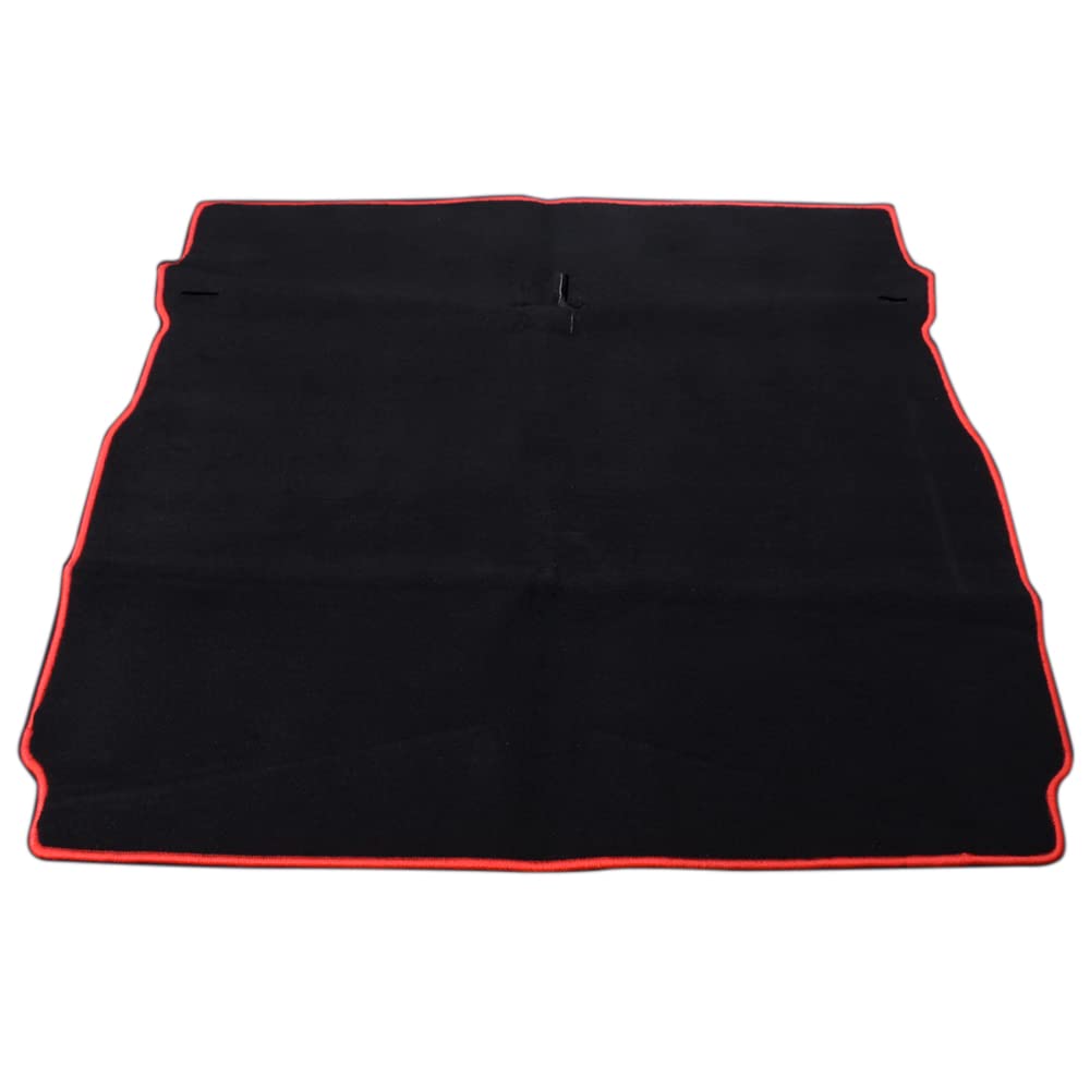 Luggage Floor Mats for Toyota Every Clipper Town and Scrum Checkered Black and Red Wagon, DA17, NV100, Rio, Box, Wagon. (black).