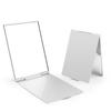 1Pcs Foldable Ultra-thin Makeup Mirror Desktop Make Up Folding Mirror Potable Aluminum Hand Pocket Cosmetic Mirrors Makeup Tools