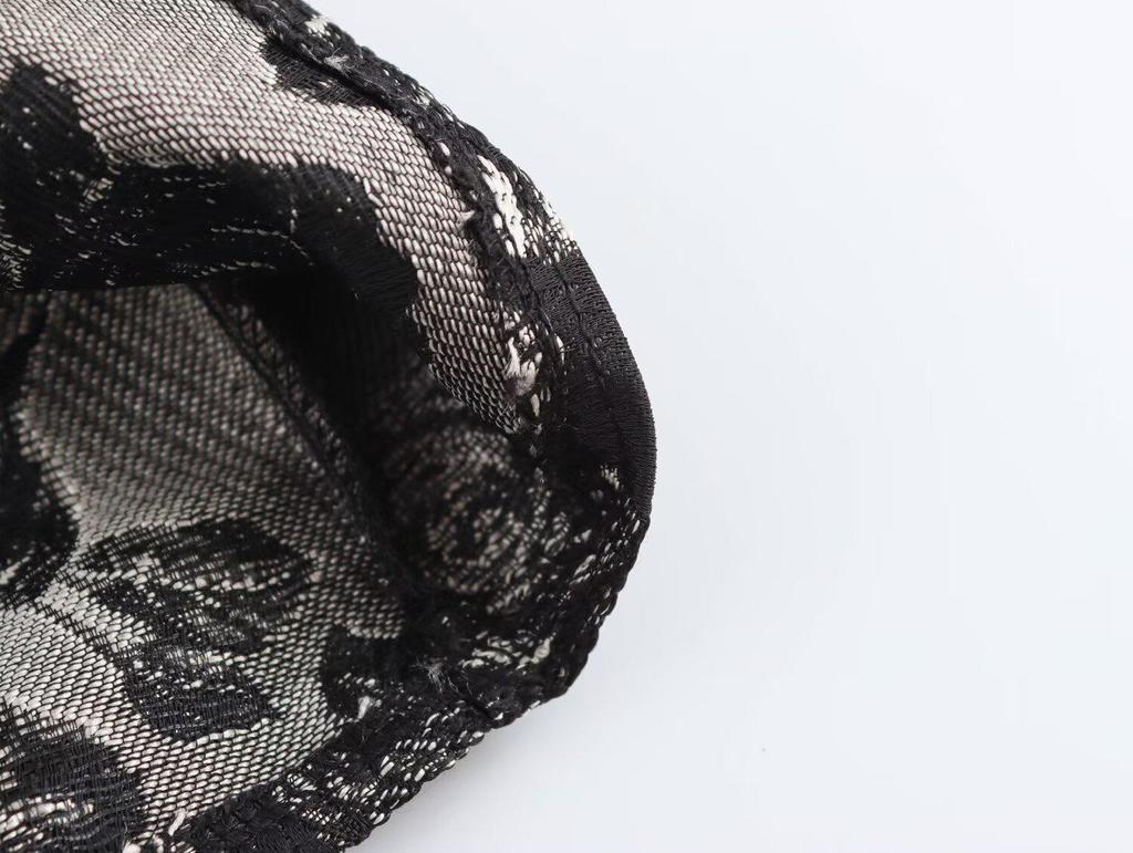 2025 Spring Women's European & American Off-the-Shoulder Jacquard Dress