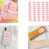 50 Pcs Pink Pig Nose Embroidered Patches Iron On Patches Small Repair Patches Sewing On Applique Patches for Clothes Bag