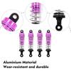 4pcs Shock Absorber Aluminum Alloy for WLtoys 1/14 144001 RC Car Upgrades Parts Accessories