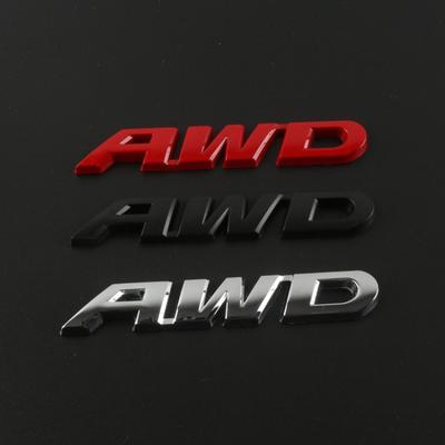 Багажник автомобиля Honda AWD, металлические 3D наклейки для автомобиля, украшение автомобиля, модификация автомобиля