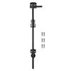 12 Inch Fence Gate Latch Metal Cane Bolt Gate Drop Rod Weatherproof Gate Locks Kit for Wooden Fences Single or Double Gates
