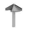 Uxcell Titanium Steel Router 120 32mm 6mm Gray V-Groove Bit, Degree, Diameter, Shank,