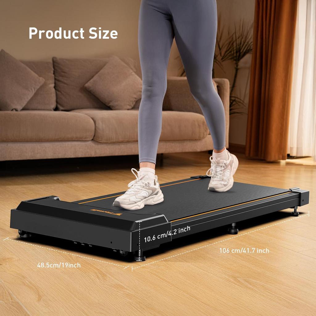 Formill Walking Treadmill FT21 LED Display Remote Control Compact Walking Pad Home Office Use