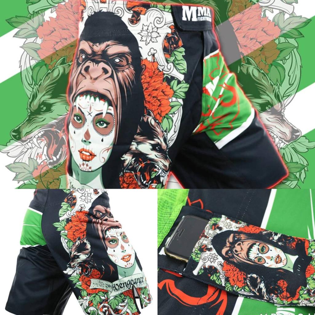 Брюки Tiger MMA Боевые боксерские шорты для мужчин Фитнес Тренажерный зал Спортивные джиу-джитсу Кикбоксинг Муай Тай Шорты Crossfit BJJ Fight Wear Wear