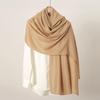 Autumn/Winter Trendy Solid Color Linen Women's Scarf – Southeast Asia Popular Cotton & Linen Feel Long Scarf