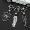 Carbon Fiber B-Bentley-B Car Keychain Keyring Key Ring Pendant for Bentley Continental GT MULLINER Bentayga Flying Hurtling Spur